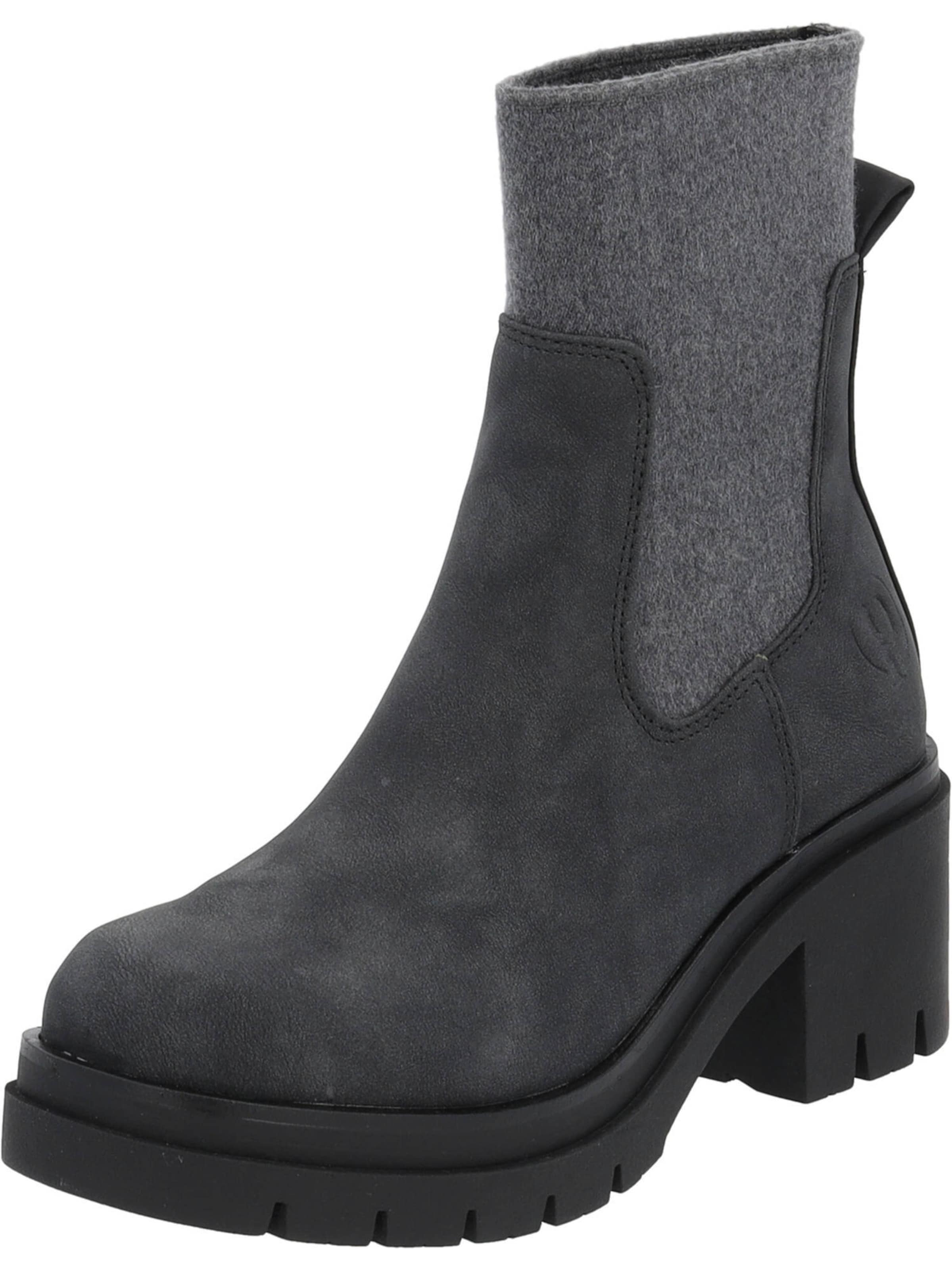 Palado Bottines 'Kalymnos' en gris foncé / gris chiné, Vue avec produit