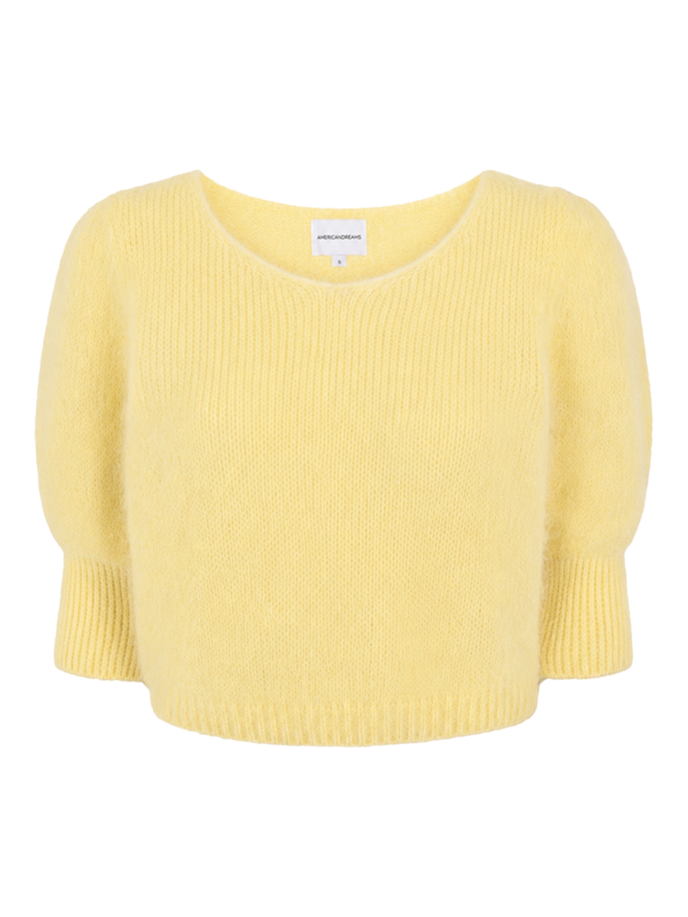americandreams Pullover 'Koa'‌‌ in Gelb: Vorderseite