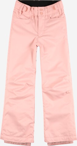 ROXY Normální Outdoorové kalhoty 'BACKYARD' – pink: přední strana