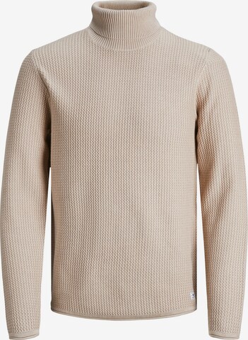 JACK & JONES Pullover 'Carlos' in Beige: predná strana