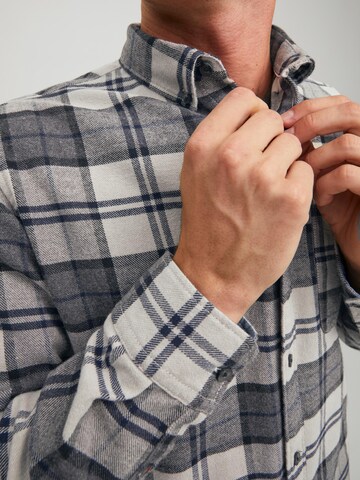 Regular fit Camicia 'Walter' di JACK & JONES in grigio