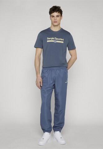 Sergio Tacchini Tapered Workout Pants 'Carson' in Blue: front