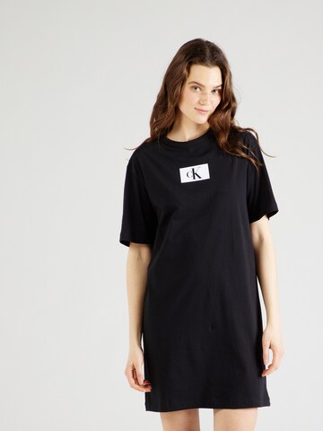 Calvin Klein Underwear Nightgown in Black: front