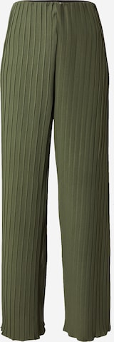 ABOUT YOU Loosefit Housut 'Gina' värissä vihreä: etupuoli