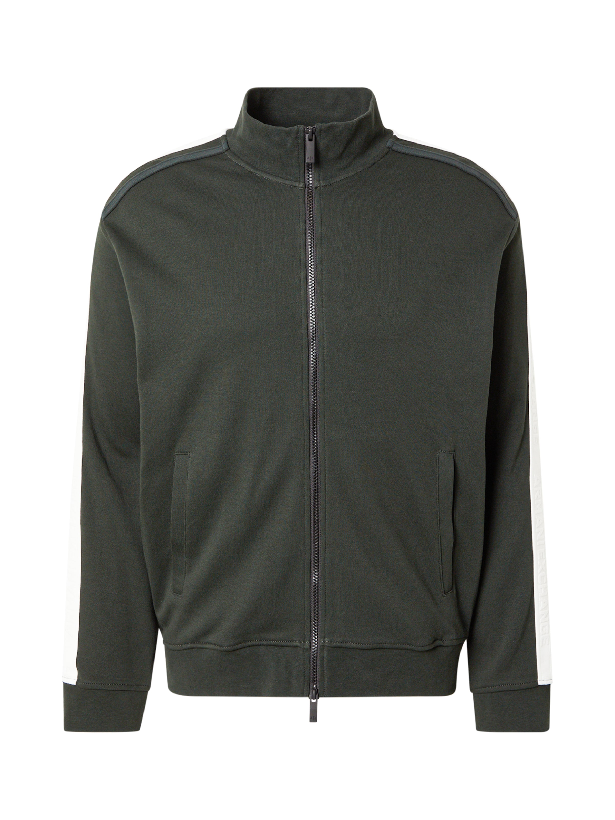 ARMANI EXCHANGE Ζακέτα φούτερ σε ναυτικό μπλε / ανθρακί / offwhite, Άποψη προϊόντος