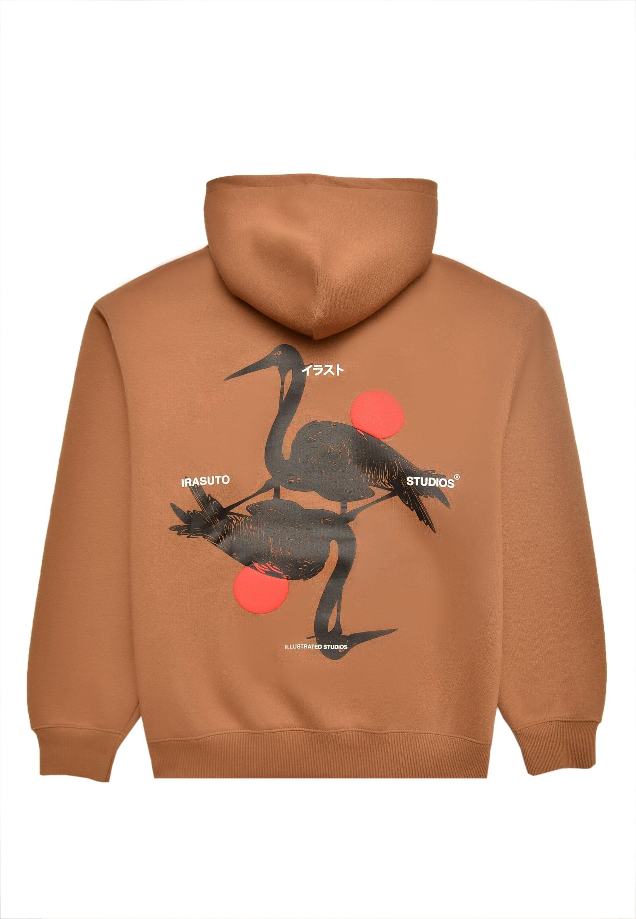 Felpa 'Crane' di Irasuto Studios in marrone