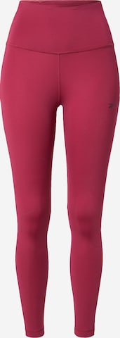Reebok Skinny Urheiluhousut 'Lux' värissä vaaleanpunainen: edessä