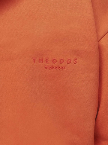 THE ODDS Pullover 'Hoodie/ alphabet' i orange