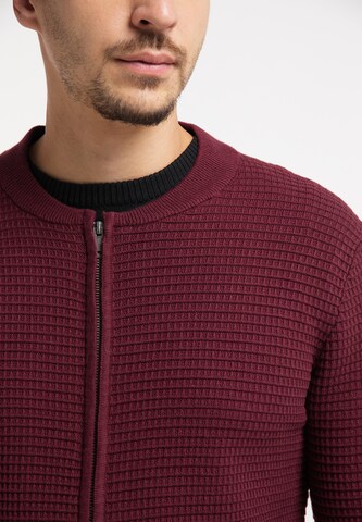 RAIDO Knit Cardigan in Red