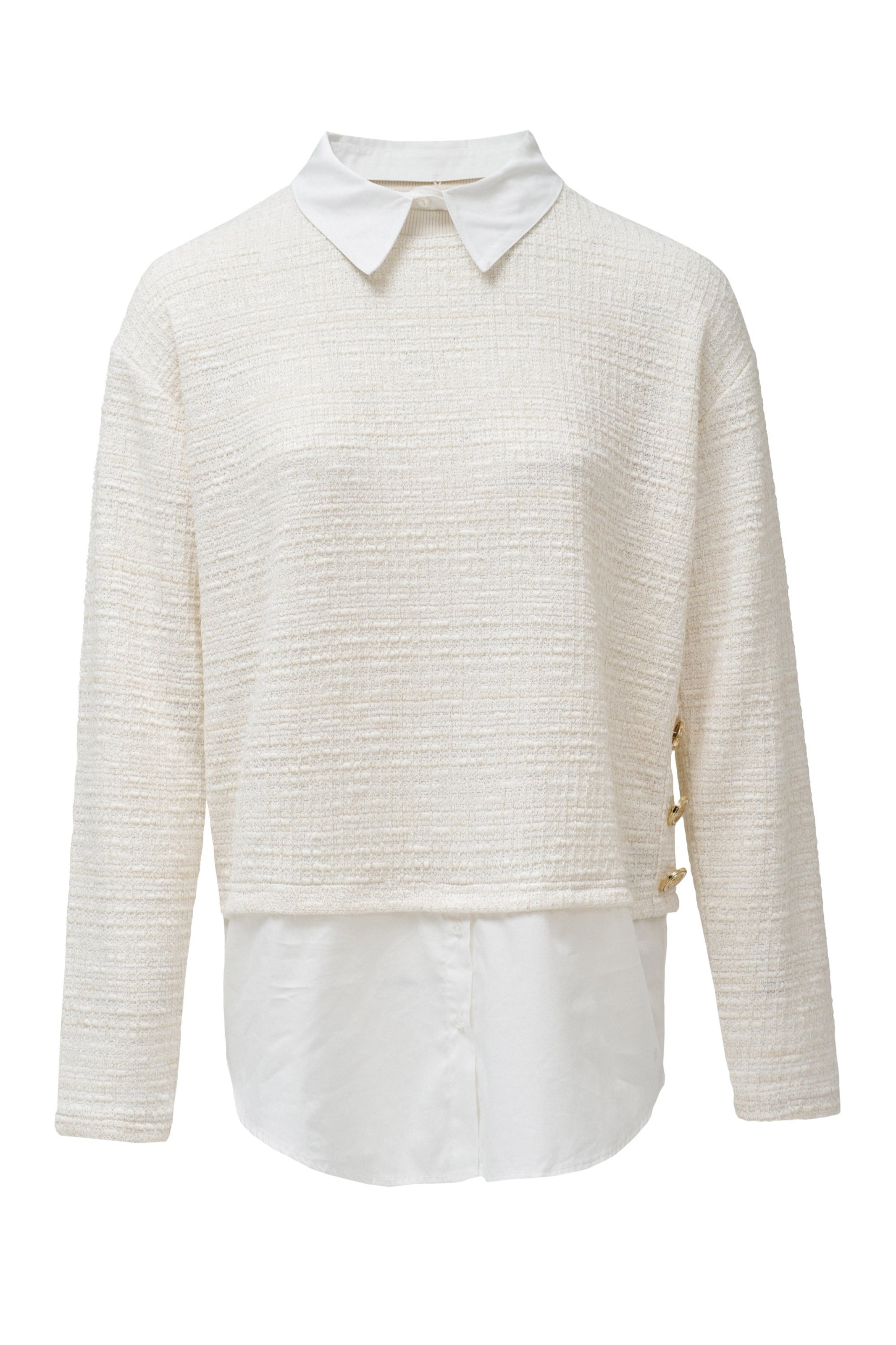 Salsa Jeans Trui in Beige: voorkant