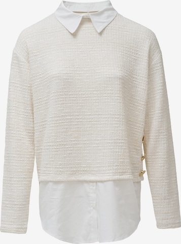 Pull-over Salsa Jeans en beige : devant