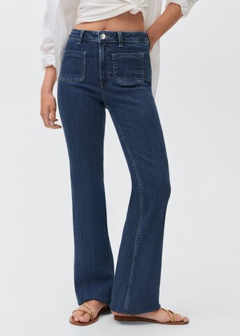 MANGO TEEN Flared Jeans in Blau: Vorderseite