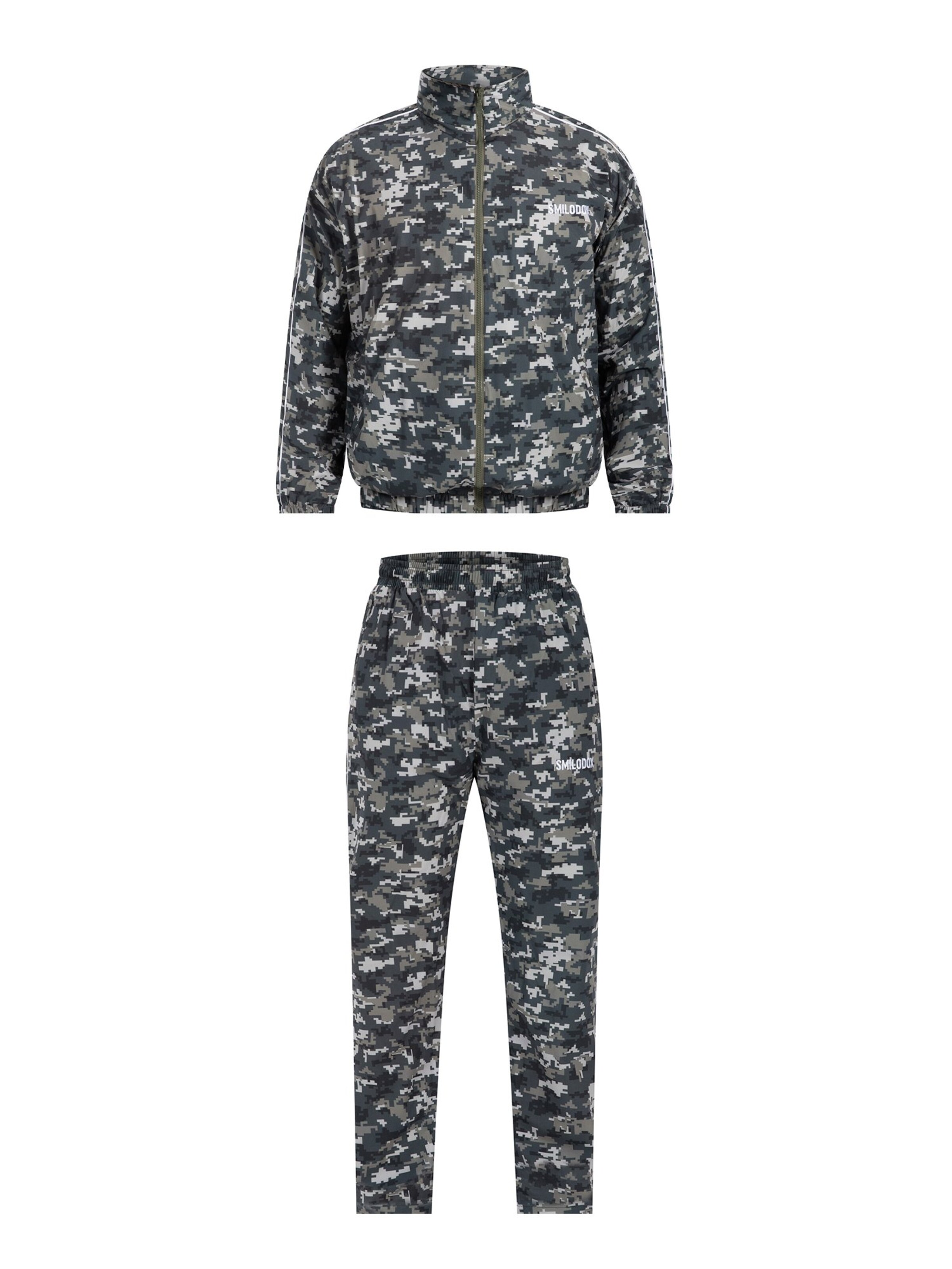 Smilodox Tracksuit ' Nolans ' in Grey: front