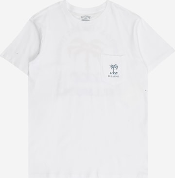 balta BILLABONG Sportiniai marškinėliai 'TROPPO': priekis