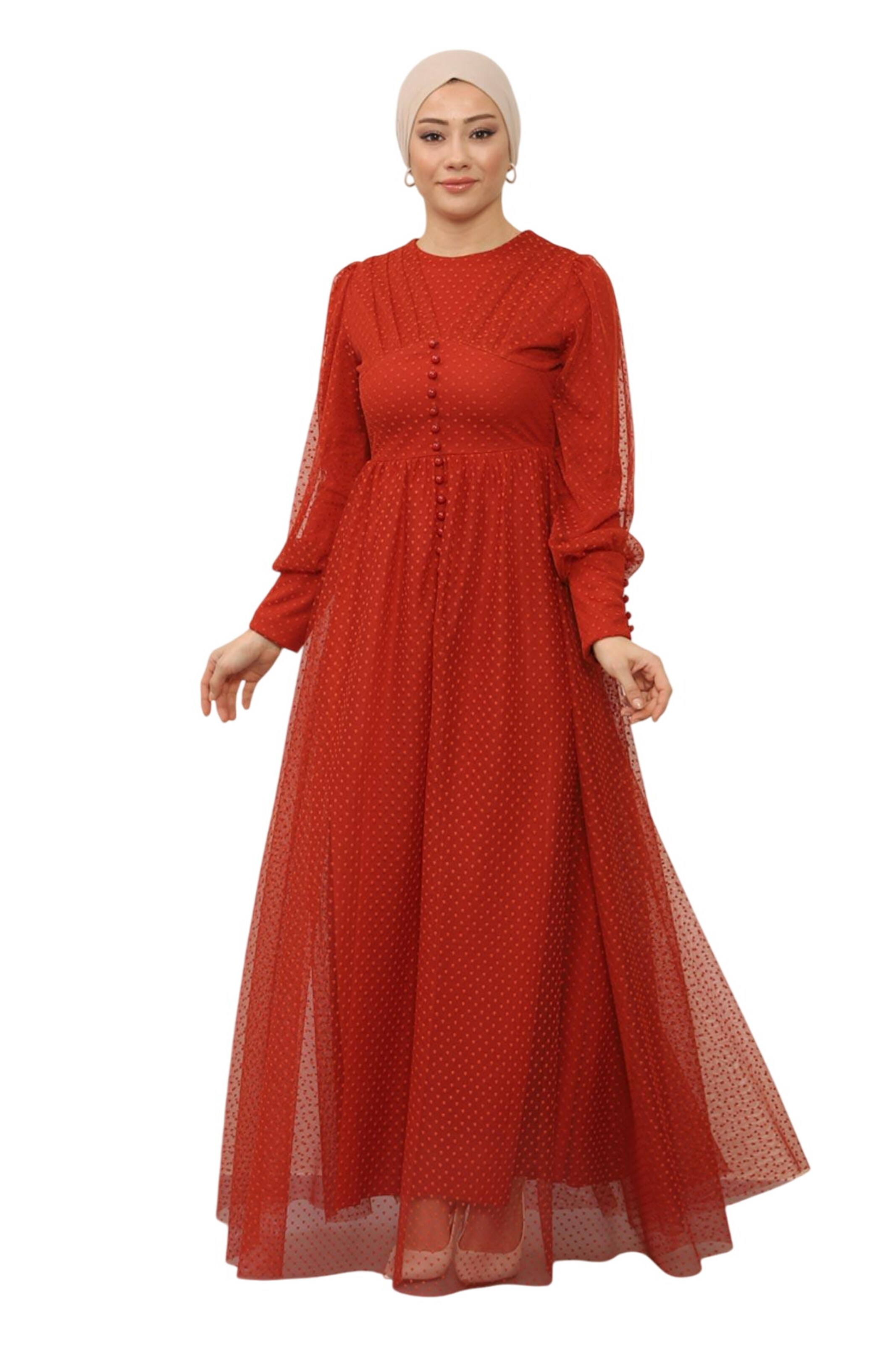 MODAMIHRAM Avondjurk in Rood