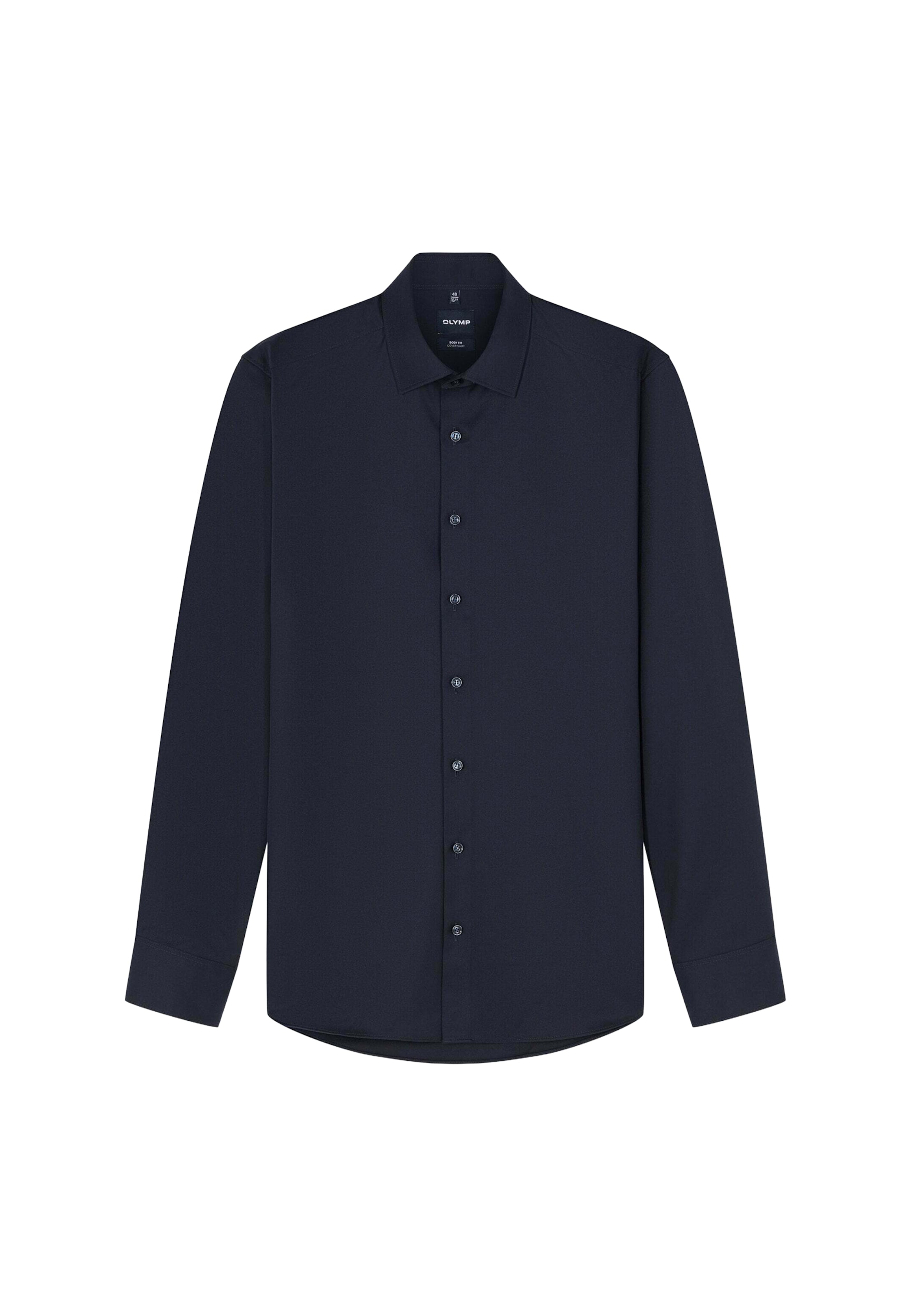 Slim fit Camicia di OLYMP in blu: frontale
