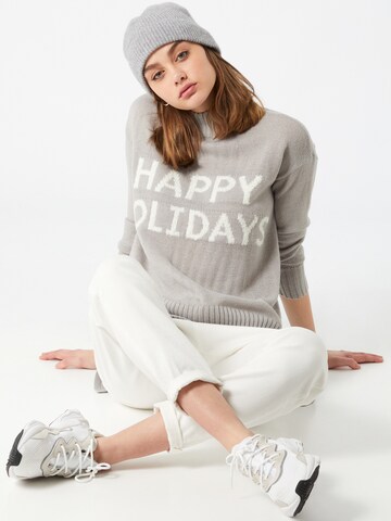 VERO MODA Trui 'Holidays' in Grijs