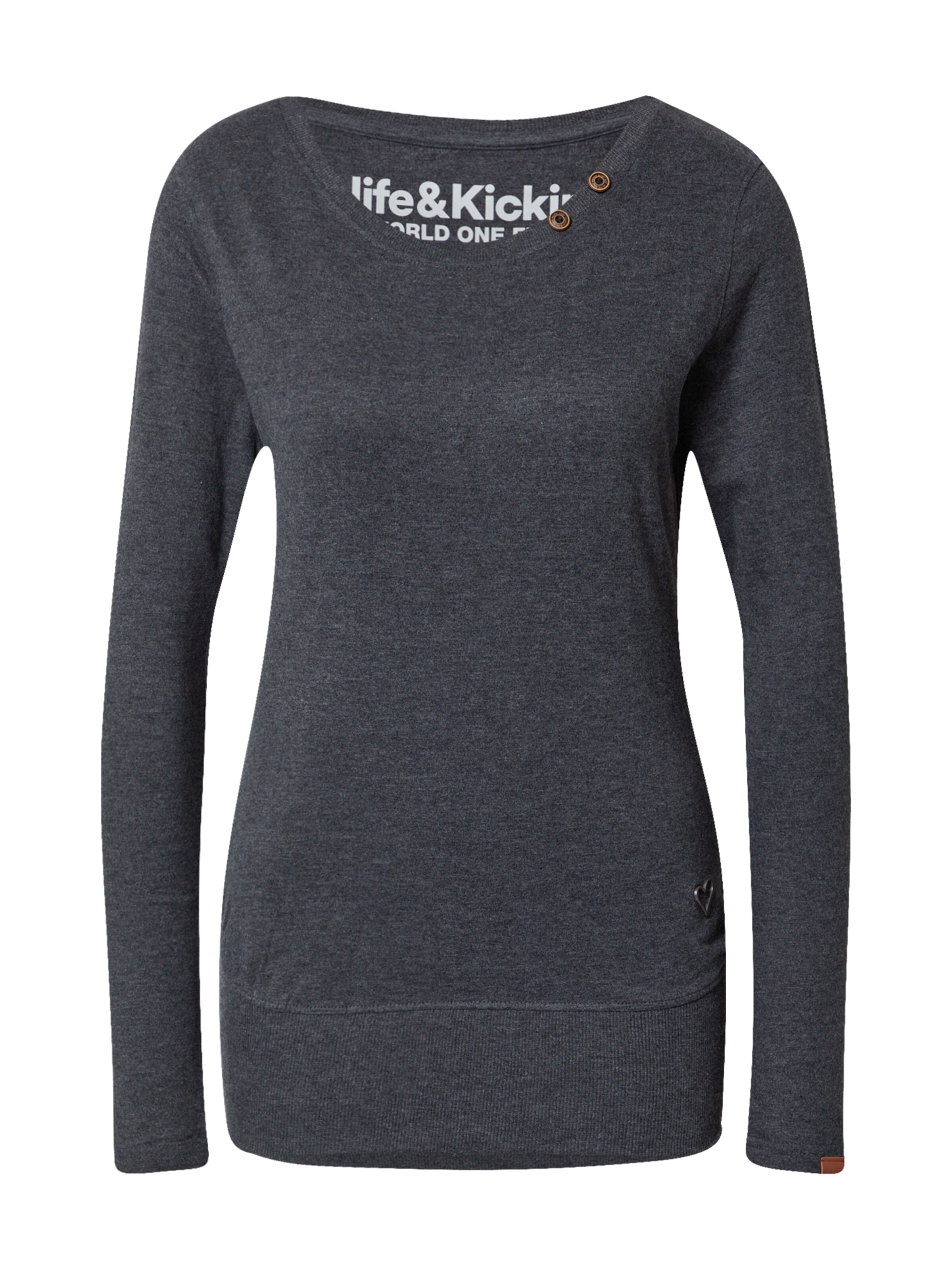 alife & kickin Shirt 'ConnyAK A' in Grau: Vorderseite