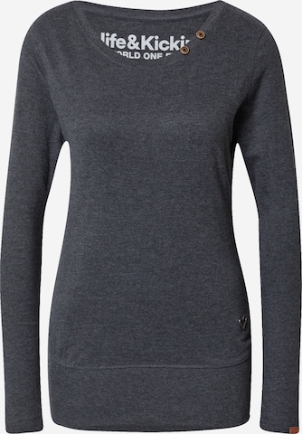 alife & kickin Shirt 'ConnyAK A' in Grijs: voorkant