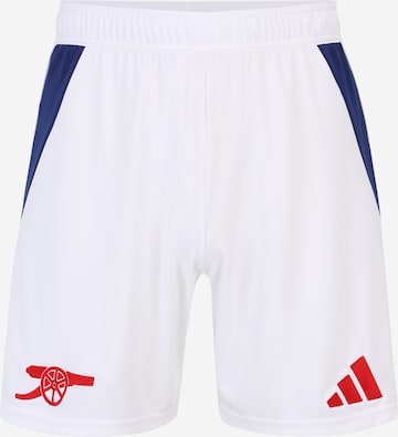 ADIDAS PERFORMANCE Sportbroek 'Arsenal 24/25' in Wit: voorkant