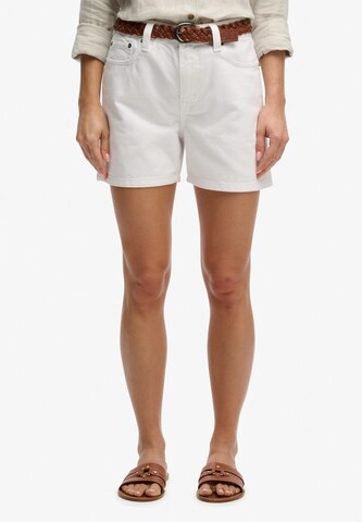 Regular Jean Superdry & Co en blanc : devant