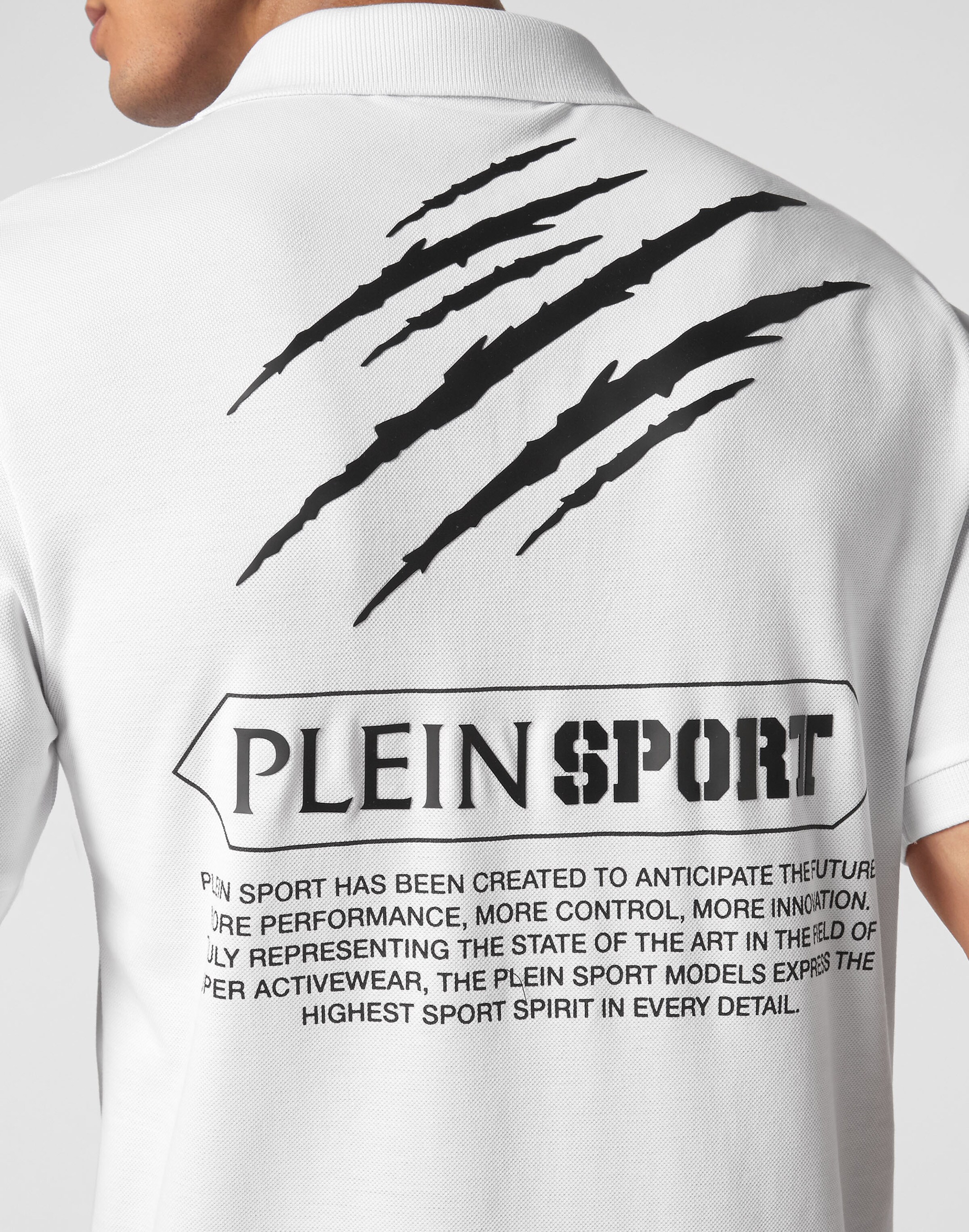 Plein Sport Shirt 'Scratch' in White | ABOUT YOU