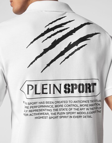T-Shirt 'Scratch' Plein Sport en blanc