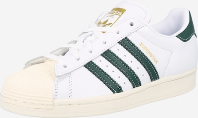 ADIDAS ORIGINALS Sneaker 'SUPERSTAR' in beige / dunkelgrün / weiß, Produktansicht