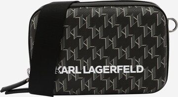 Karl Lagerfeld Schoudertas in Zwart: voorkant