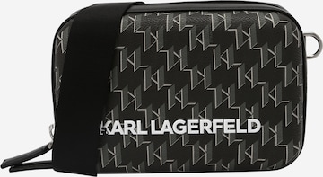 Borsa a tracolla di Karl Lagerfeld in nero: frontale