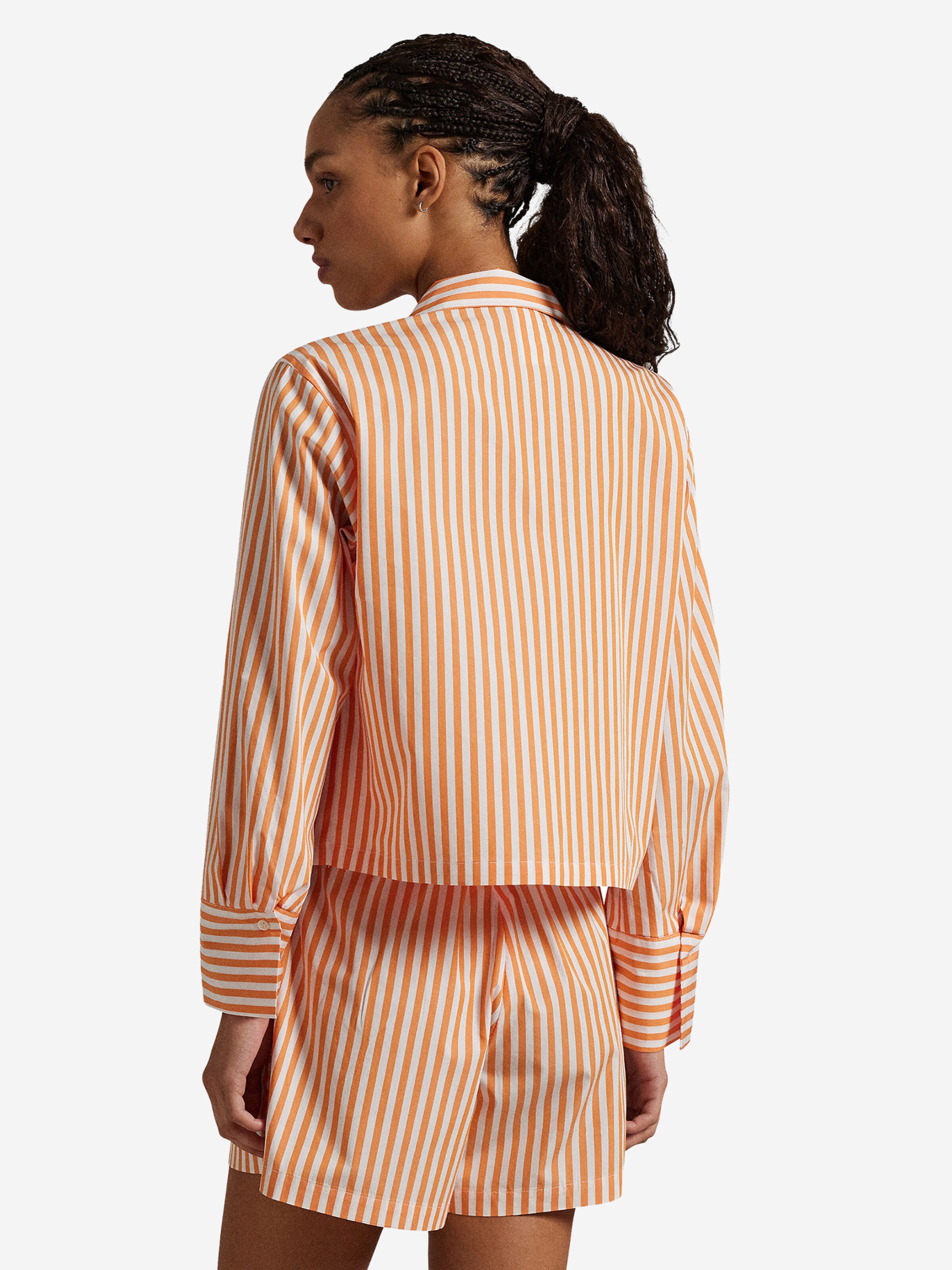 Polo Ralph Lauren Pyjama ' Crop & Boxer Set ' in Orange