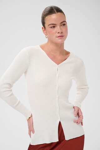 Kaffe Gebreid vest in Wit