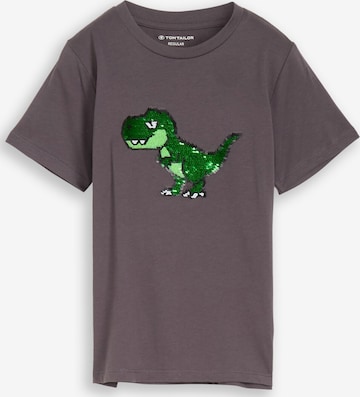 TOM TAILOR Shirt in Grey: front