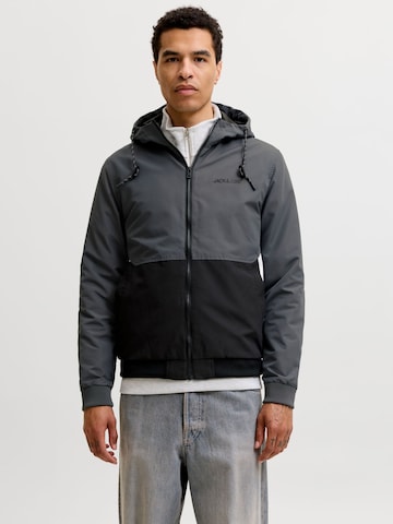 Veste mi-saison 'JJERush' JACK & JONES en gris : devant