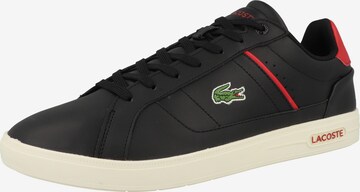 LACOSTE Sneakers laag 'Europa Pro 222' in Zwart: voorkant