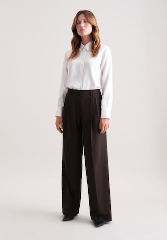 Wide Leg Pantalon à plis 'September Drop 252' SEIDENSTICKER en marron