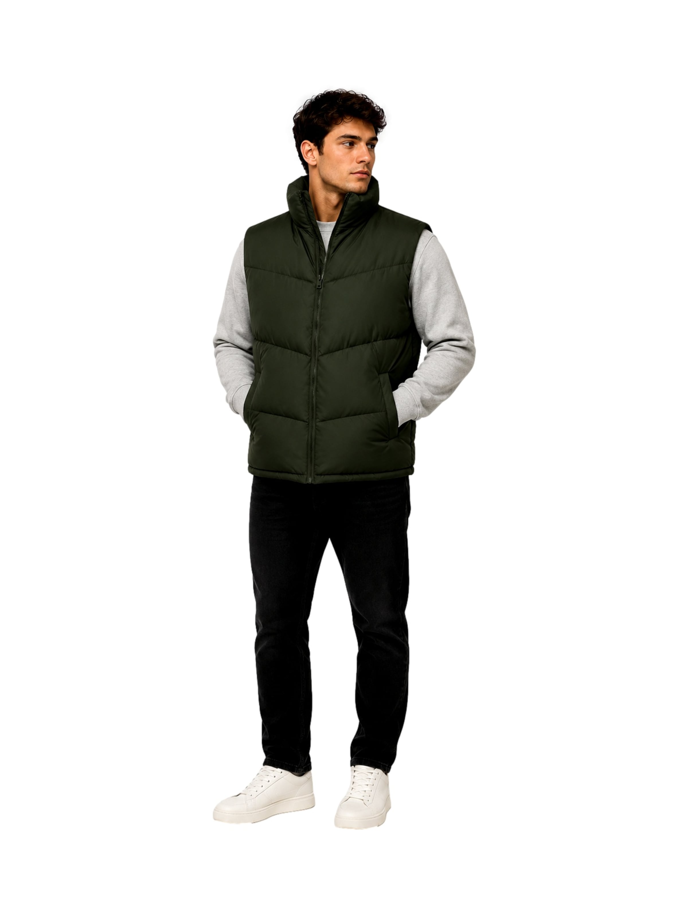 Only & Sons - Colete 'Odin' em verde