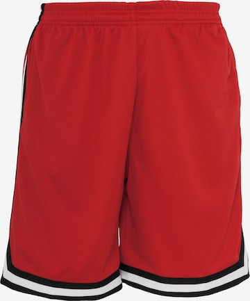 Urban Classics Trousers in Red: front
