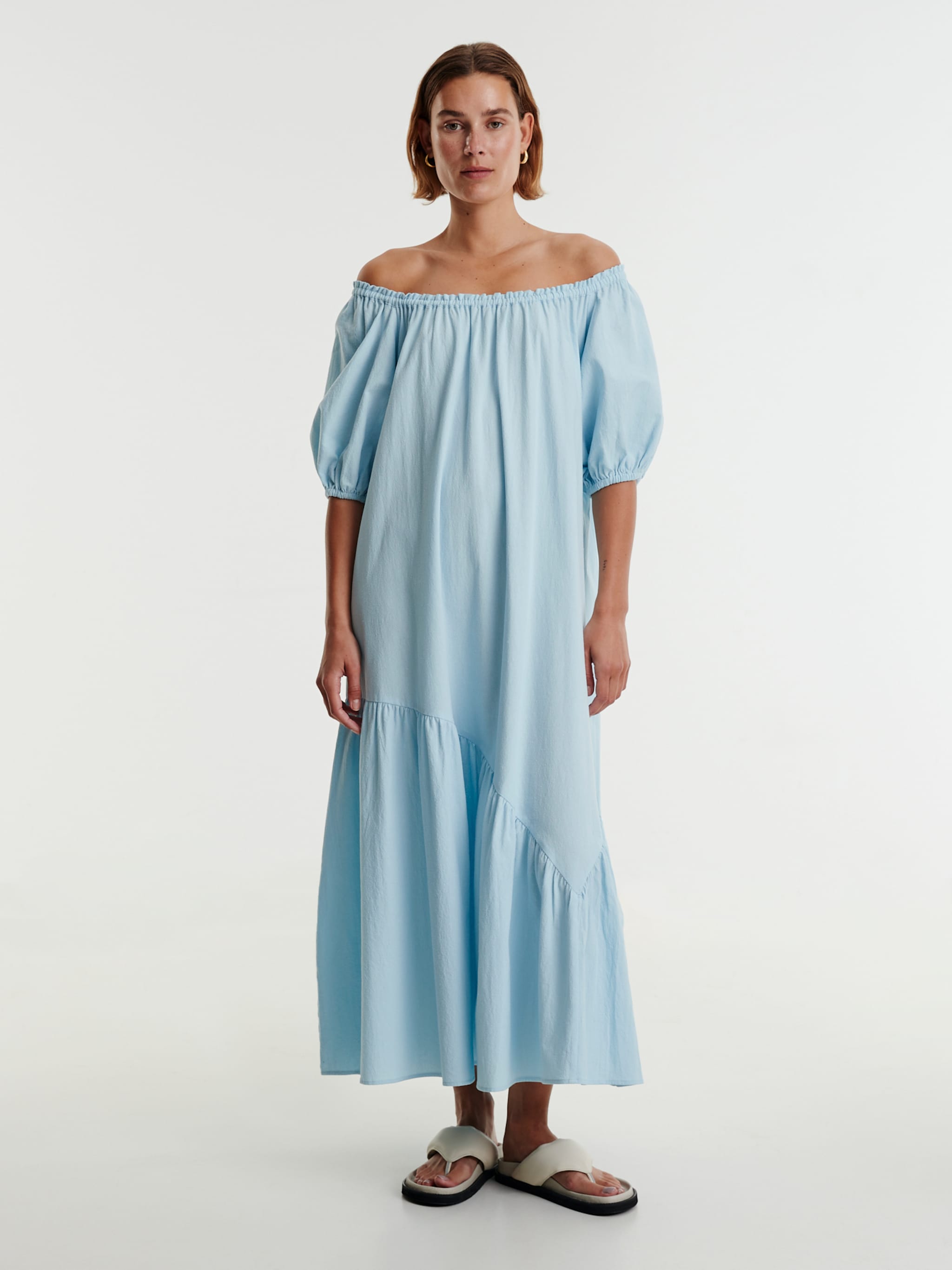 EDITED Producten Zomerjurk 'Aluna' Lichtblauw