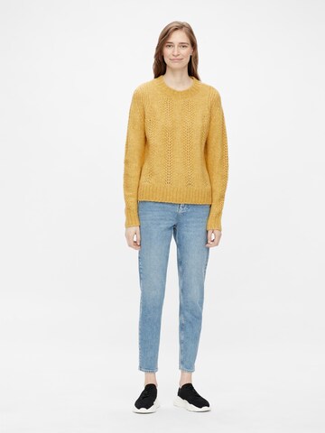 PIECES Sweter 'Bibi' w kolorze żółty