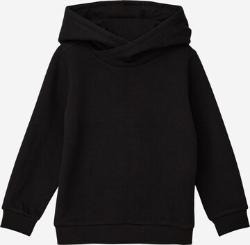 s.Oliver Sweatshirt in Zwart: voorkant