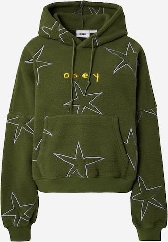 Sweat-shirt 'Stargaze' Obey en vert : devant