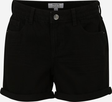 Dorothy Perkins Petite Regular Shorts in Schwarz: predná strana