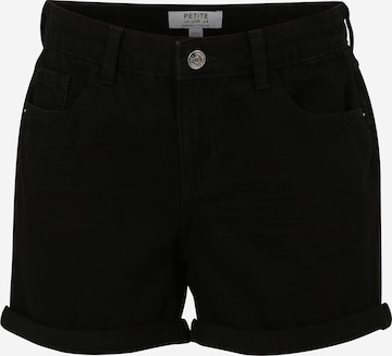 Dorothy Perkins Petite - Regular Calças de ganga em preto: frente