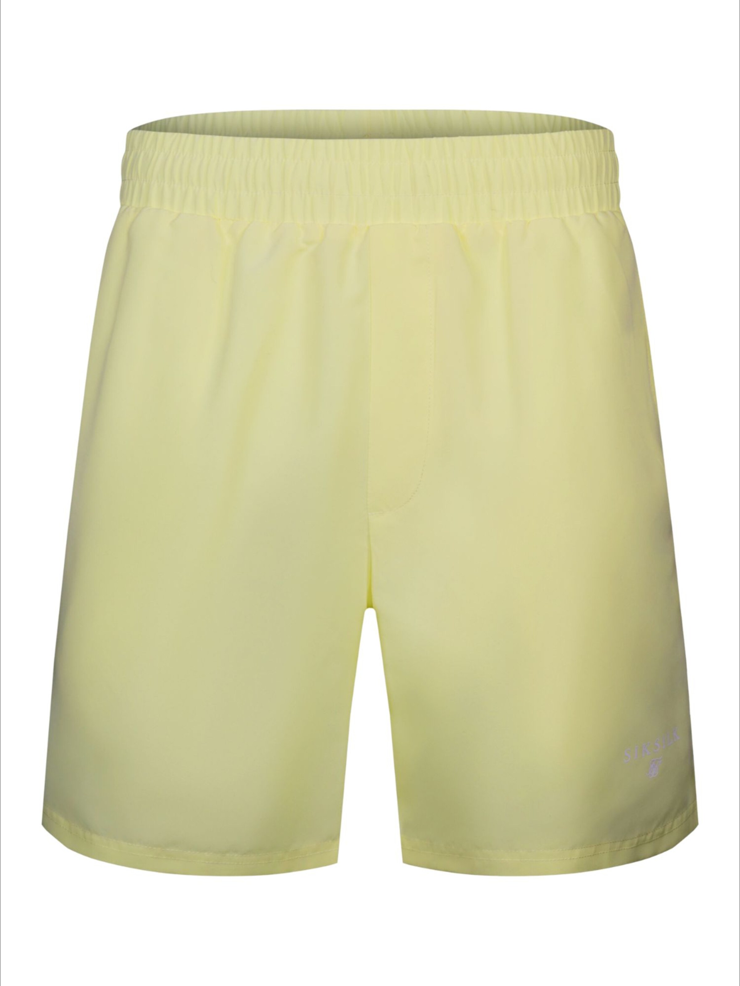 SikSilk Badeshorts in pastellgelb, Produktansicht