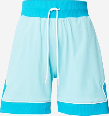 Jordan Normalny krój Spodnie sportowe w kolorze niebieski: przód