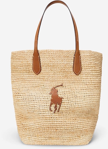 smėlio Polo Ralph Lauren Pirkinių krepšys: priekis