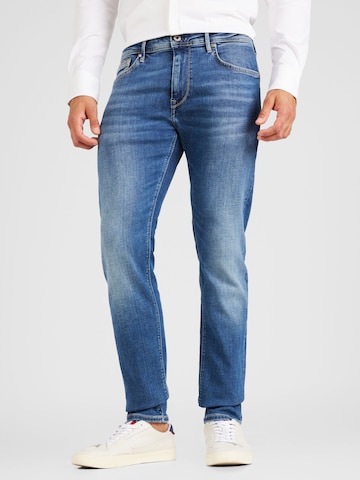 Pepe Jeans Slimfit Jeans 'Stanley' i blå: framsida