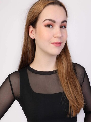 Lucardi Earrings 'Klassisch' in Gold: front