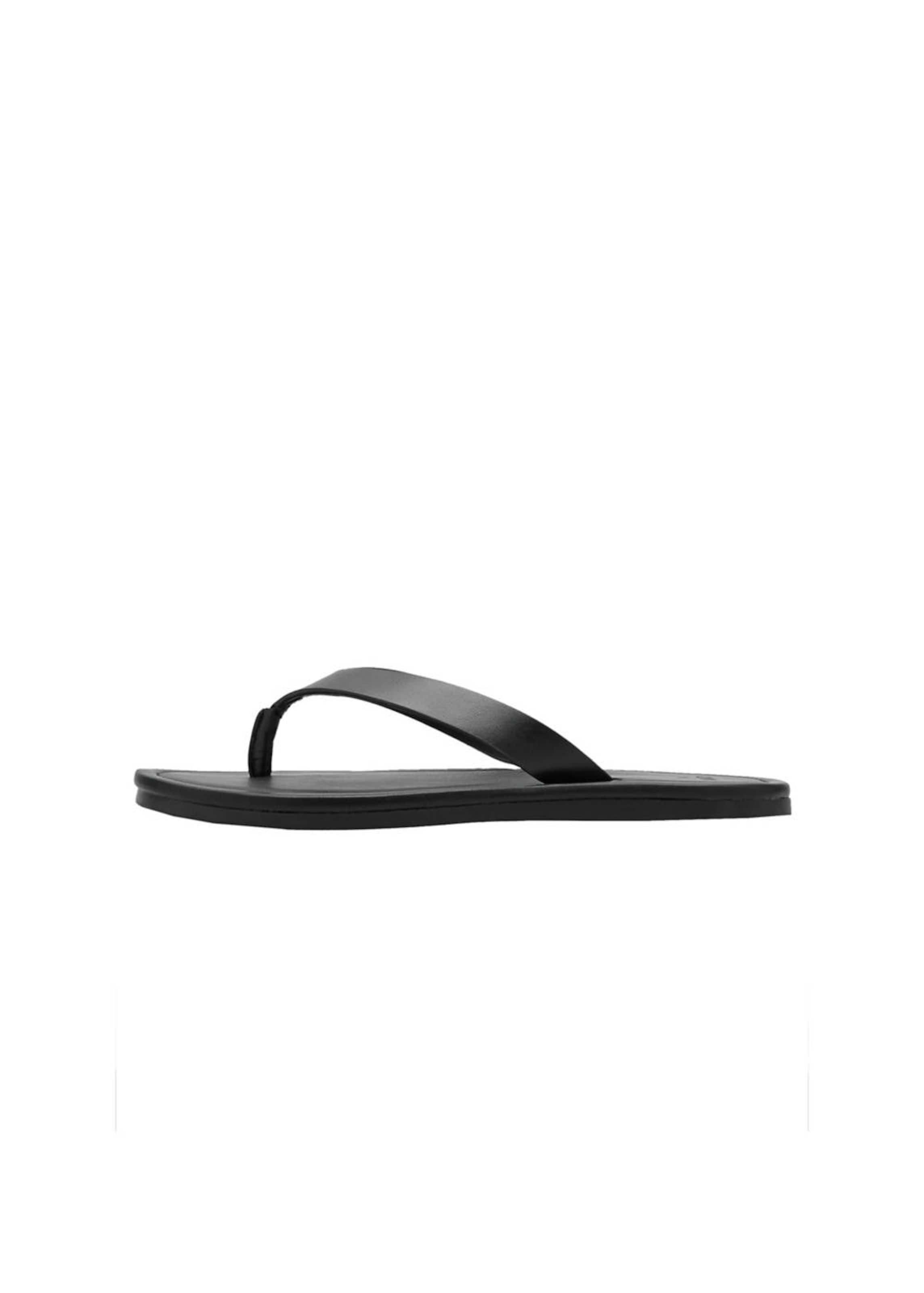 MANGO MAN Sandals in Black: front